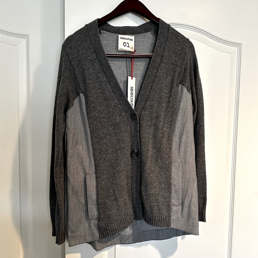 NWT Wool Blazer Cardigan